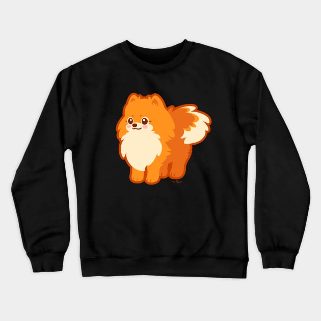 Kawaii Pomeranian Dog Crewneck Sweatshirt by Kaz_Foxsen